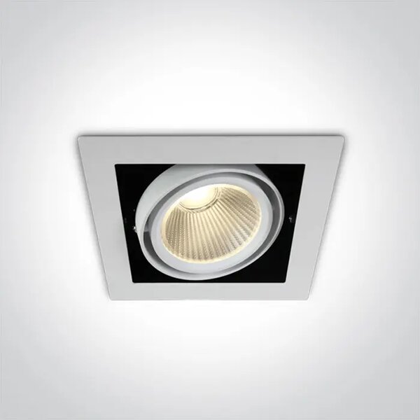 UGRADBENA SVJETILJKA LED/30W/3000K/2700lm/38°/230V BIJELA DM51130/W/W
