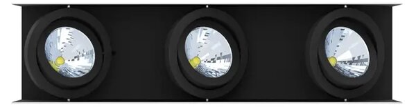 PLAFONJERA 3x LED 3X5,4W, 1530 lm, ALUMINIJ/BIJELA VIDAGO 39317