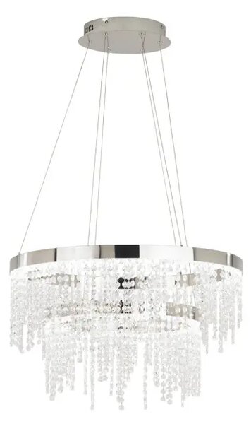 VISILICA 1xLED 46W, PROM 610, KROM/KRISTALI ANTELAO 39281