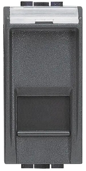 UTIČNICA MREŽNA 1M RJ45 CAT.6 UTP ANTHRACITE L4279C6