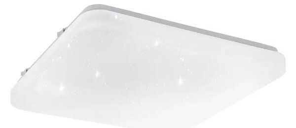 PLAFONJERA 1xLED 11,5W, 280X280, BIJELA/KRISTAL EFEKT FRANIA-S 97881