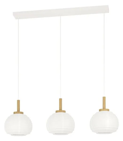 VISILICA 3xE27 D-925, DRVO/PAPIR BIJELA SUMMERHILL 44066