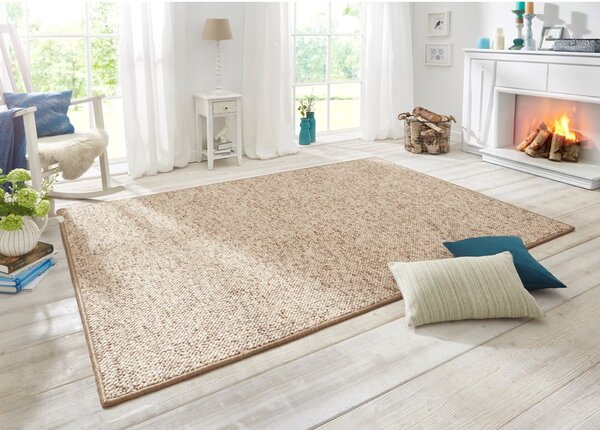 Svjetlo smeđi tepih 60x90 cm Wolly – BT Carpet