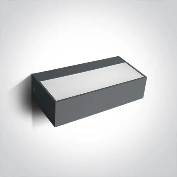 ZIDNA SVJETILJKA LED 7W/3000K/400lm/230V/IP65 ANTRACIT DM67392/AN/W
