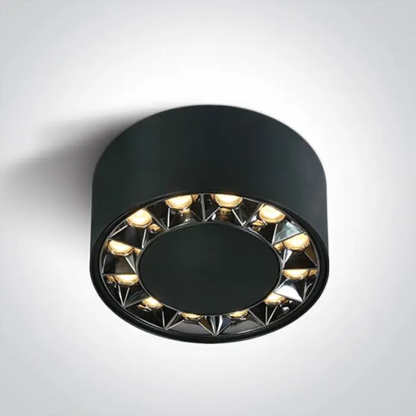 STROPNA SVJETILJKA LED CRNA 20W/3000K/1600lm/IP20 DM12120X/B/W