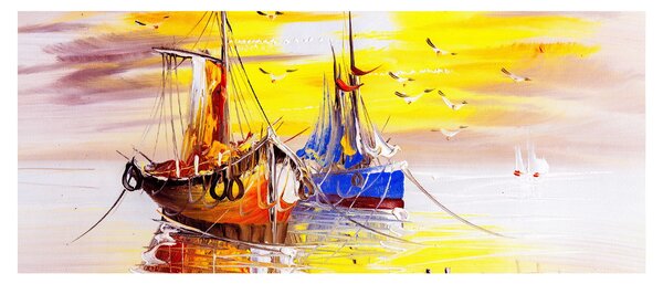 Slika - Slikani brodovi (120x50 cm)