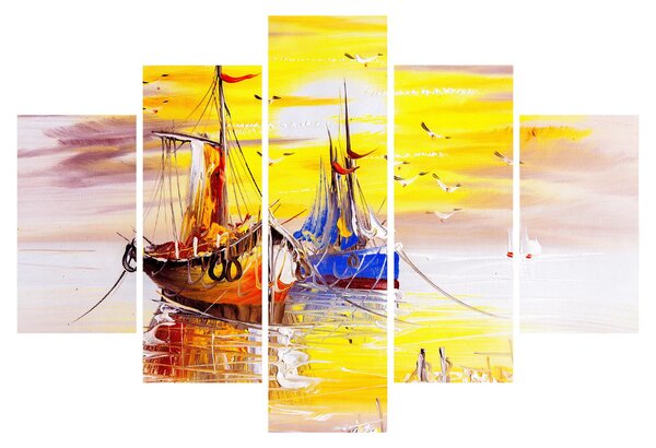 Slika - Slikani brodovi (150x105 cm)