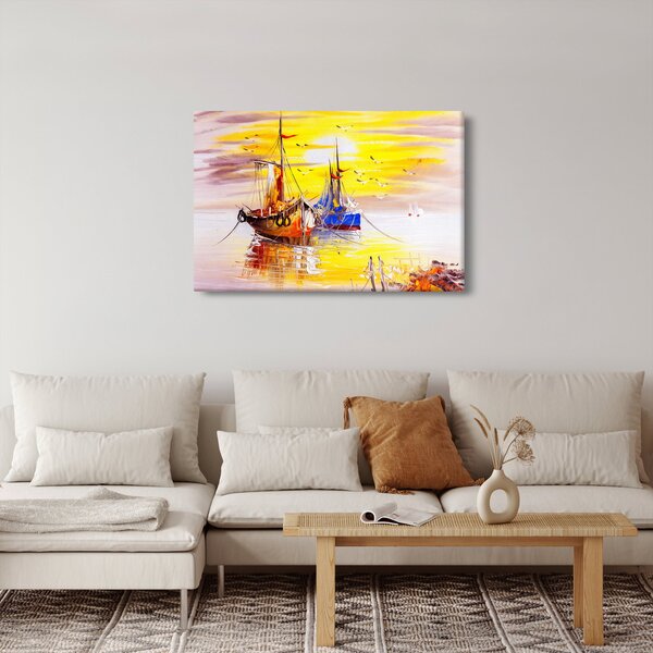 Slika - Slikani brodovi (90x60 cm)