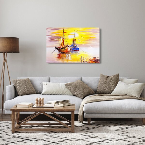 Slika - Slikani brodovi (90x60 cm)