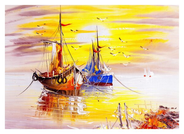 Slika - Slikani brodovi (70x50 cm)