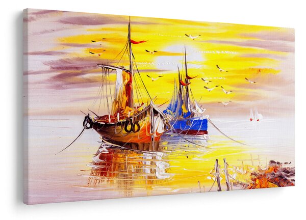 Slika - Slikani brodovi (90x60 cm)