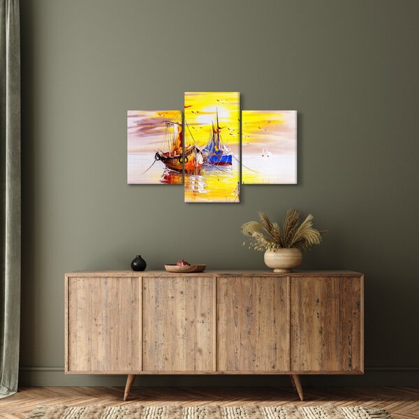 Slika - Slikani brodovi (90x60 cm)