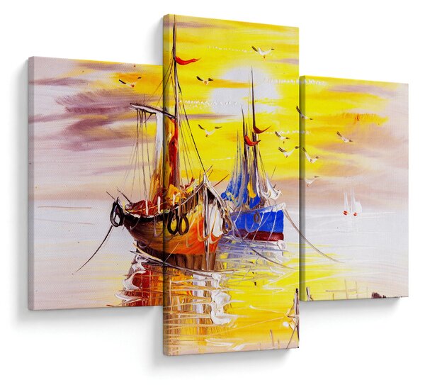 Slika - Slikani brodovi (90x60 cm)