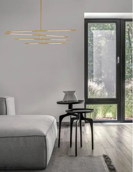 RACCIO VISILICA LED 48W/3000K/3633lm/DIMM/IP20/MESING ZLATNA NL9180781
