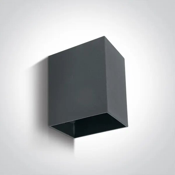 ZIDNA SVJETILJKA LED 3W/3000K/200lm/230V/IP54/68x107x90mm ANTRACIT DM67398/AN/W