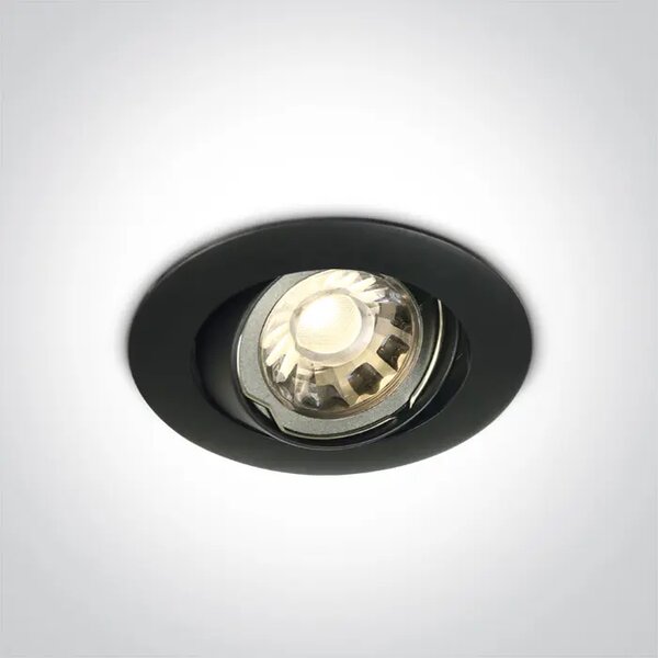 UGRADBENA SVJETILJKA 1×GU10/50W/230V IP20 CRNA DM11105GU/B