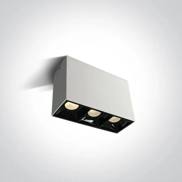 STROPNA SVJETILJKA LED/3×7W/3000K/1650lm/36°/240V BIJELA DM12307B/W/W