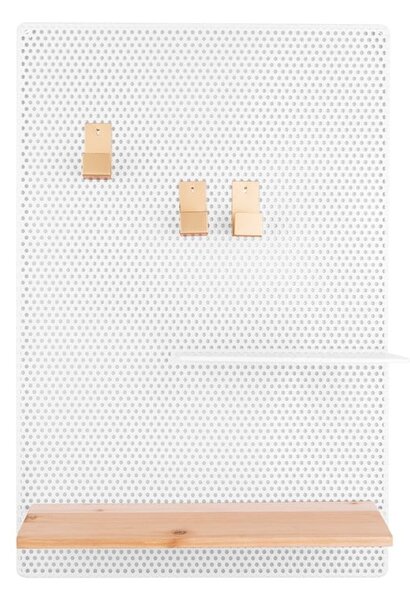 Bijeli metalni zid PT LIVING Perky, 34,5 x 52,5 cm