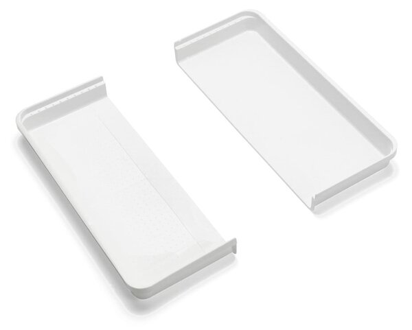 Bijeli/sivi plastičan organizator pribora 58,5 x 41,5 cm – Addis