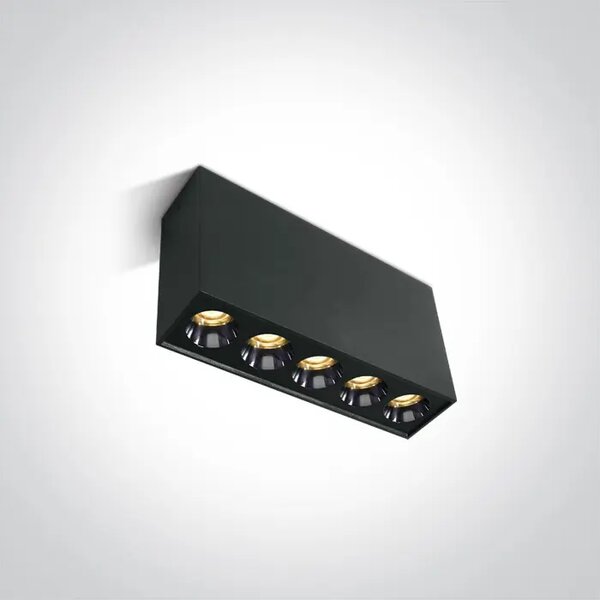 STROPNA SVJETILJKA LED 12W WW IP20 38deg 230V CRNA DM12112H/B/W