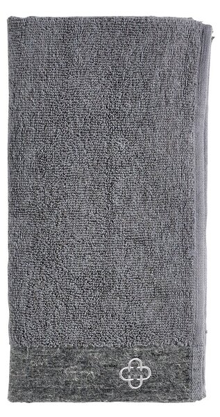 Sivi ručnik s lanom Zone Inu, 100 x 50 cm