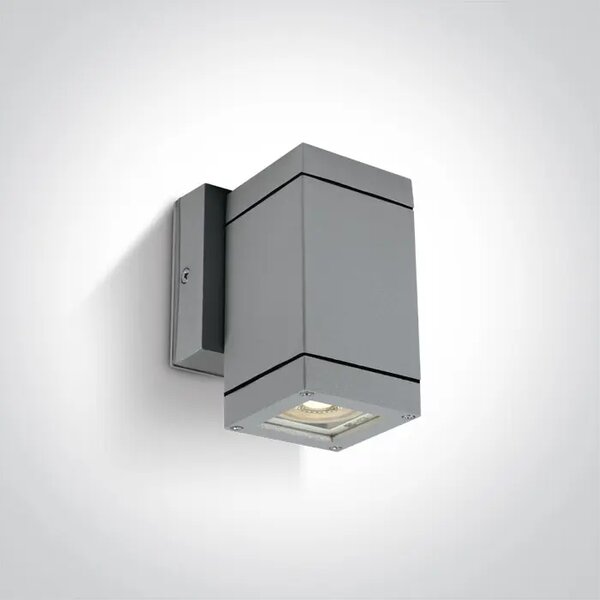 ZIDNA SVJETILJKA 1xGU10/35W/230V/IP54 SIVA DM67130F/G