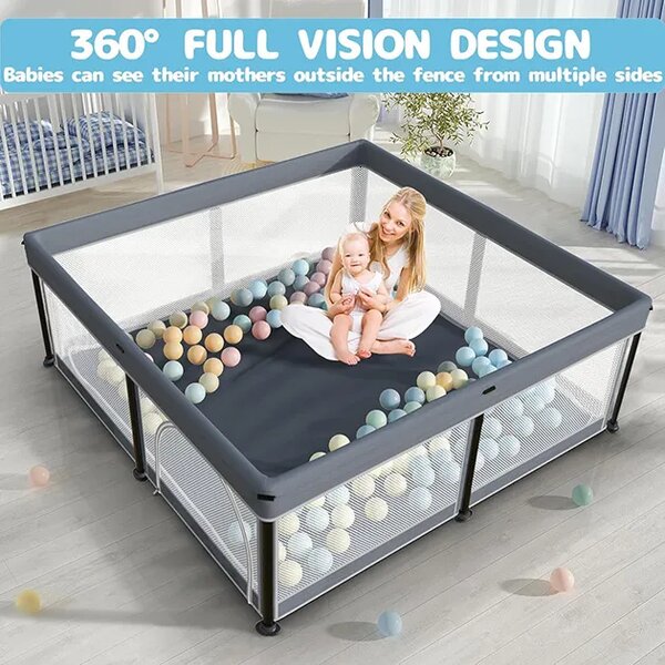 Nestplay™ Sklopiva Ogradica Za Bebe (127 X 127 Cm)