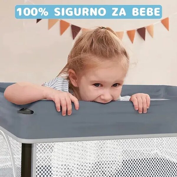 Nestplay™ Sklopiva Ogradica Za Bebe (127 X 127 Cm)