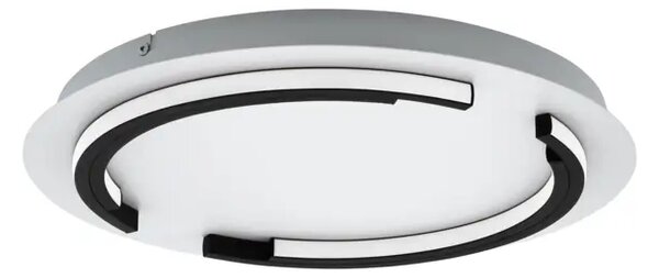 PLAFONJERA 1xLED 25W, SD, OKRUGLA, CRNO/BIJELA ZAMPOTE 900328