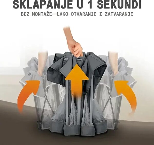 Nestplay™ Sklopiva Ogradica Za Bebe (127 X 127 Cm)