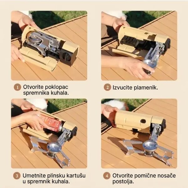 Flamego™ Sklopivo Prijenosno Plinsko Kuhalo