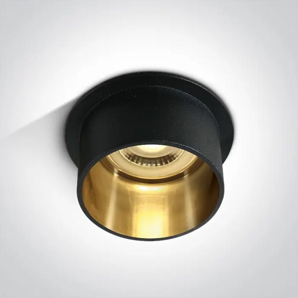UGRADBENA SVJETILJKA GU10/MAX 50W CRNA DARK LIGHT DM10105D9/B/GL