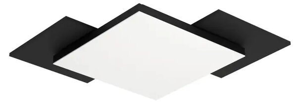 STROPNA LAMPA 1x12W, 285X285, DRVO/CRNA/BIJELA TAMURIA 99655