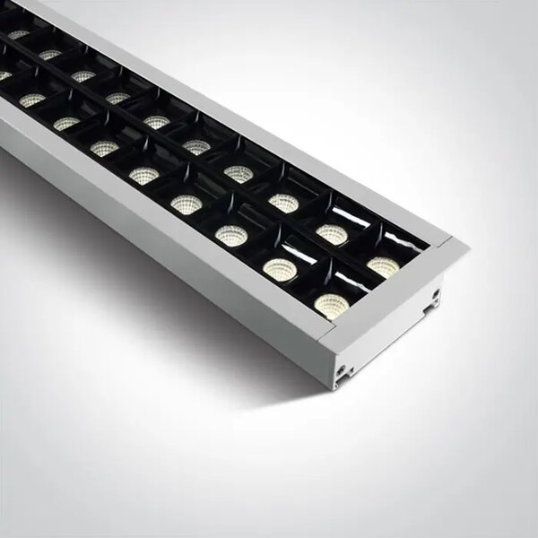 UGRADBENA SVJETILJKA LED96pcs SPOTS UGR17 40W CW 1300mm 34d LINEAR 230V BIJELA DM38150BR/W/C