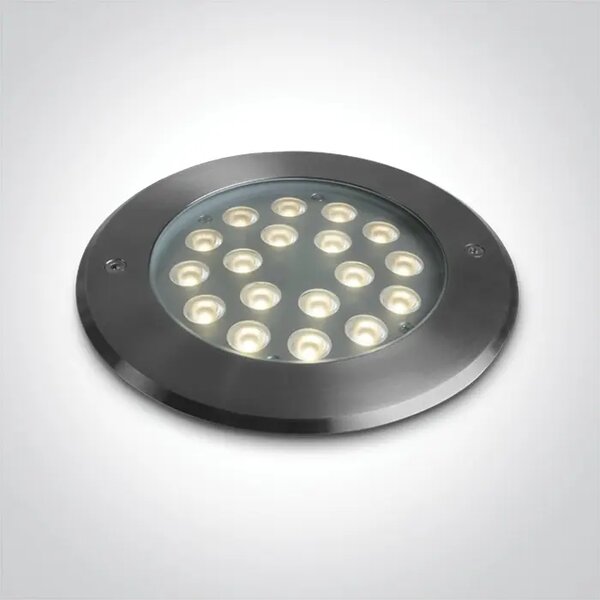 UGRADBENA PODNA LED SVJETILJKA IP67 18x1W WW 24V DC DM69076D/W