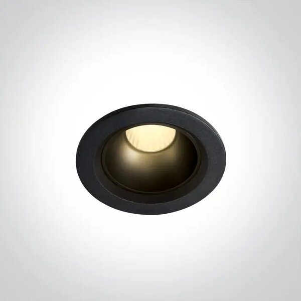 UGRADBENA SVJETILJKA LED7W/560lm/3000K CRNA DM10107Z/B/W