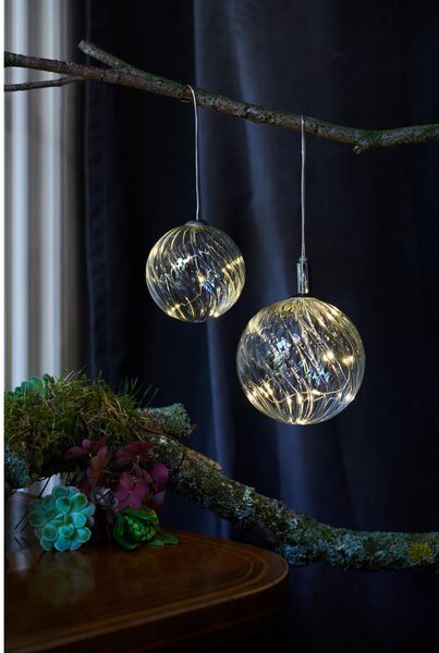 Svjetleća LED dekoracija Sirius Wave Ball, Ø 13 cm