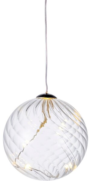 LED dekoracija Sirius Wave Ball, Ø 8 cm