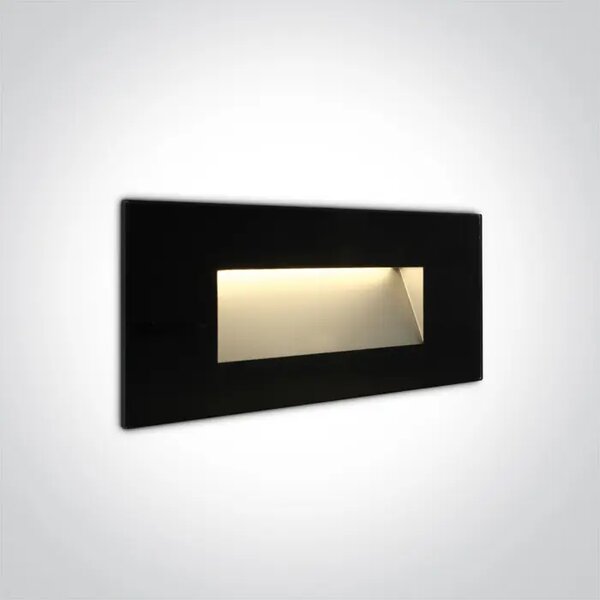 ZIDNA SVJETILJKA LED 5W/3000K/350lm/190x80mm/IP65/CRNA DM68076A/B/W
