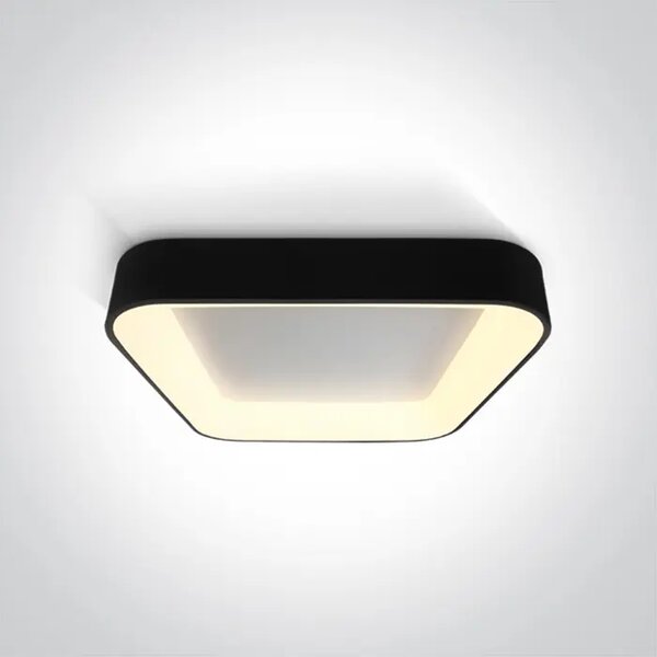 PLAFONJERA LED/50W/3000K/3000lm/120°/230V 600×600mm CRNA DM62142NA/B/W#