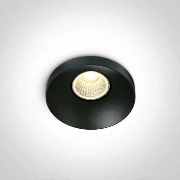 UGRADBENA SVJETILJKA LED/8W/3000K/560lm/230V IP20 CRNA DM10108R/B/W