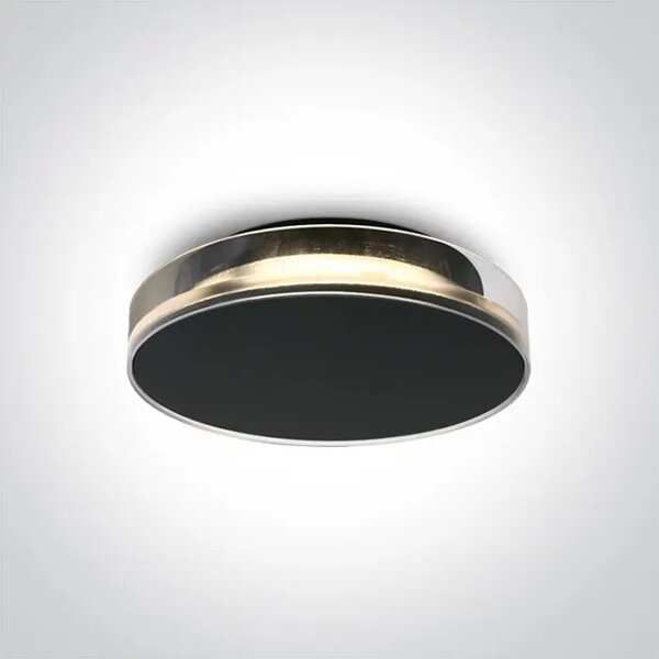 PLAFONJERA LED/12W/325lm/3000K/230V fi1238mm CRNA DM67478/B/W