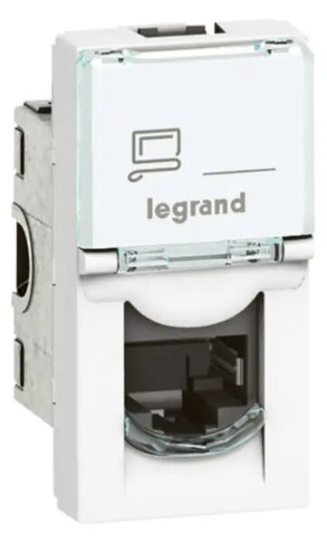 76561 MREŽNA UTIČNICA RJ45/CAT.6/UTP 1M MOSAIC BIJELI LE076561