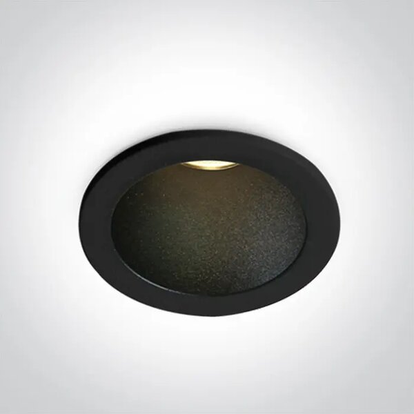 STROPNA UGRADBENA SVJETILJKA 3W WW 230V IP20 DARK LIGHT CRNA DM10103J/B/W