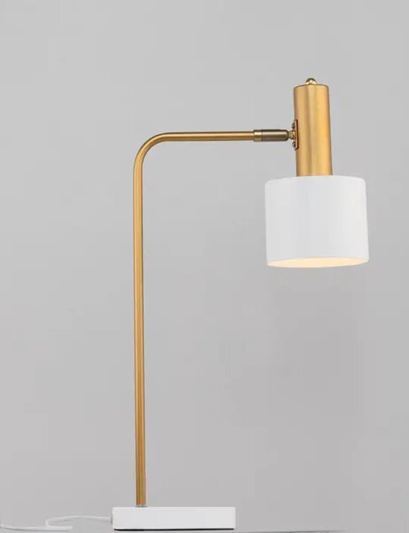 PAZ STOLNA LAMPA E27 /IP20/ZLATNA & BIJELA NL9426651