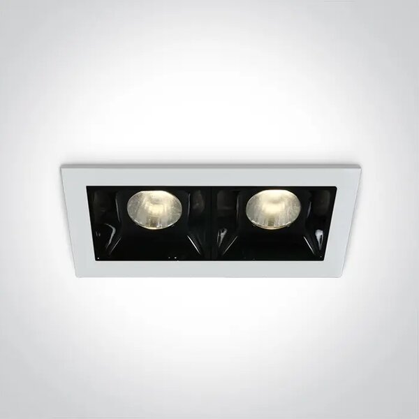 UGRADBENA SVJETILJKA LED 2x2W WW 30deg IP20 700mA DIMM BIJELA DM50202B/W/W