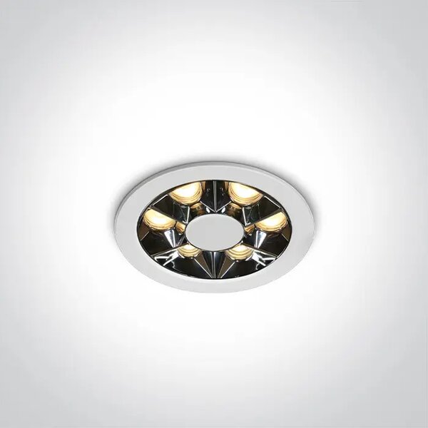UGRADBENA SVJETILJKA LED/6W/3000K/480lm/38°/IP20 BIJELA DM10106X/W/W