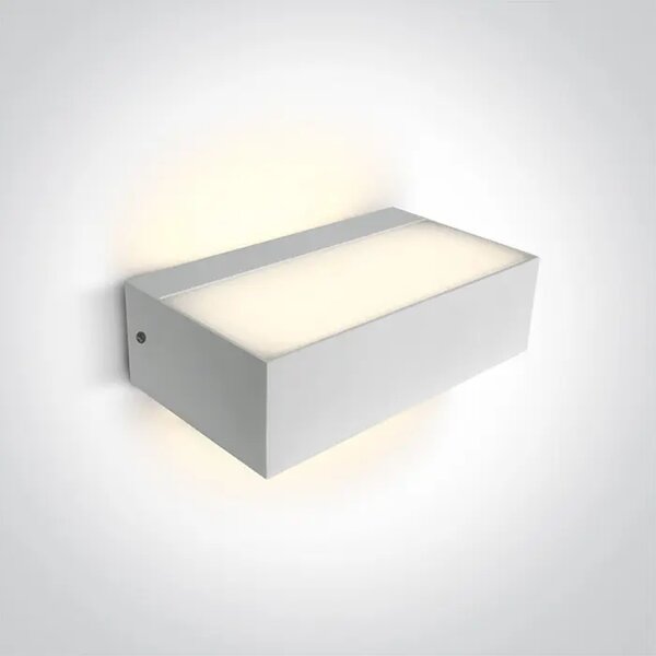 VANJSKA ZIDNA LED SVJETILJKA 7W CCTV IP65 BIJELA DM67392/W/V