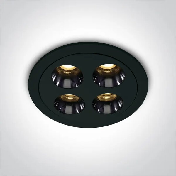 UGRADBENA SVJETILJKA LED/10W/3000K/700lm CRNA DM10110H/B/W