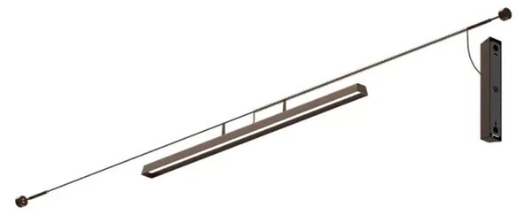 LIRA VISEĆA SVJETILJKA IP65/4136lm/3000K Dark brown LL9332